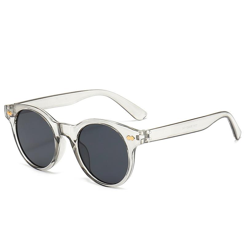 JYL TS Round Sunglasses With Rivets Style For Men Women M5341