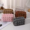 Stationery Organizer Plush Pencil Case Large Capacity Plush Pen Bag Stationery Bag  Lady Girls