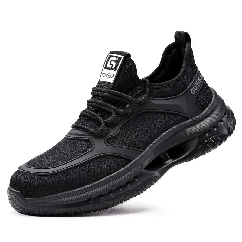 Pánská lehká bezpečnostní pracovní obuv s ocelovou špičkou - Odolná proti nárazu, Odolná proti propíchnutí, Celoroční pohodlí