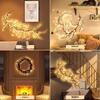Tree Branch Lamp Bedroom Wall Decoration Willow Vine Tree Light Strip 8 Lighting Modes Diy Atmosphere Light Home Lighting
