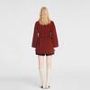 ELLASSAY Simple Elegant Short Belted Wool Blend Coat
