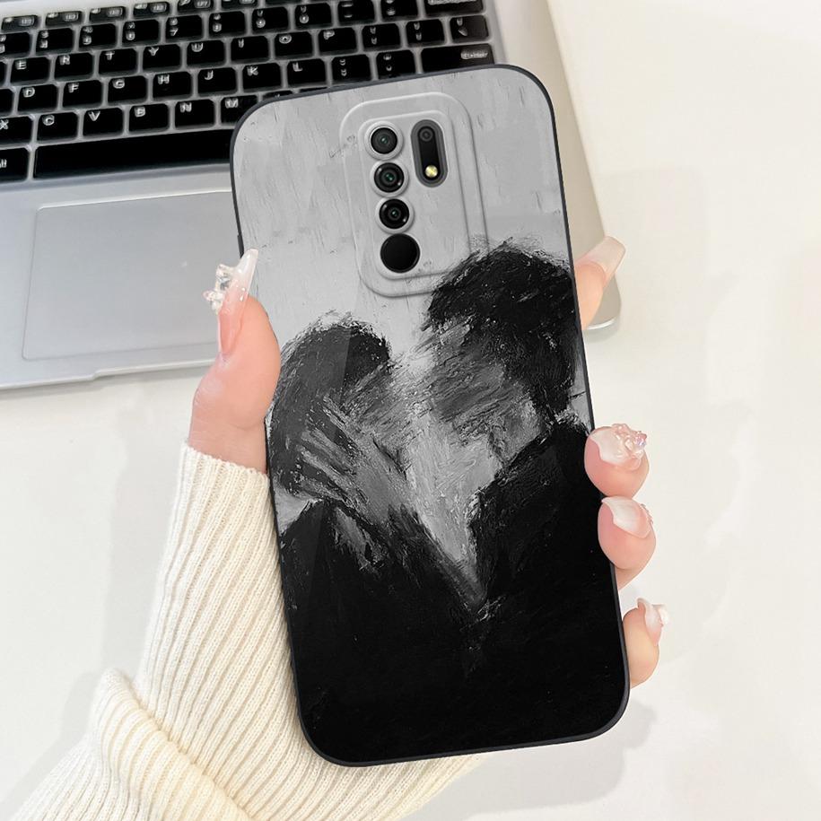 For Xiaomi Redmi 9 Case Lovely Panda Rabbit Cartoon Soft Liquid Silicone Shockproof Cover For Xiaomi Redmi 9 Prime Redmi9 Fundas
