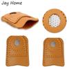2/1PC Sewing Leather Thimble Finger Protector Coin Thimble Pads for Craft Hand Sewing Quilting Knitting Pin Needles DIY Tools