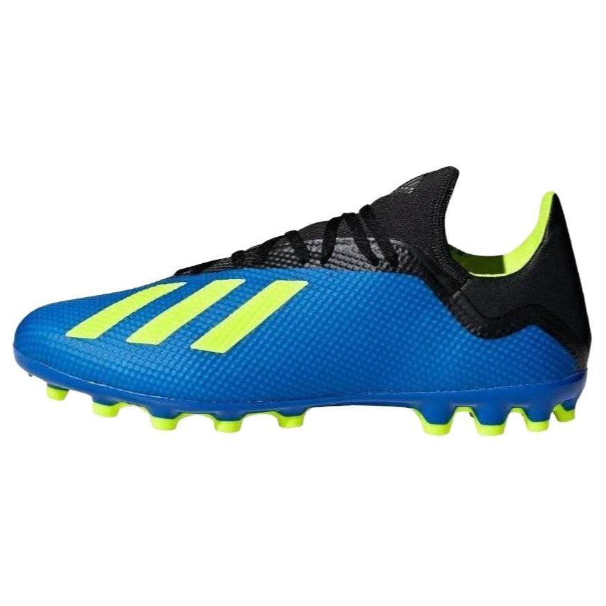 

Adidas X 18.3 Спортивный тренд AG (Резиновые короткие шипы) Нескользящие Прочные Футбольные Бутсы Мужские Футбольные Бутсы Синие CG7163 41⅓