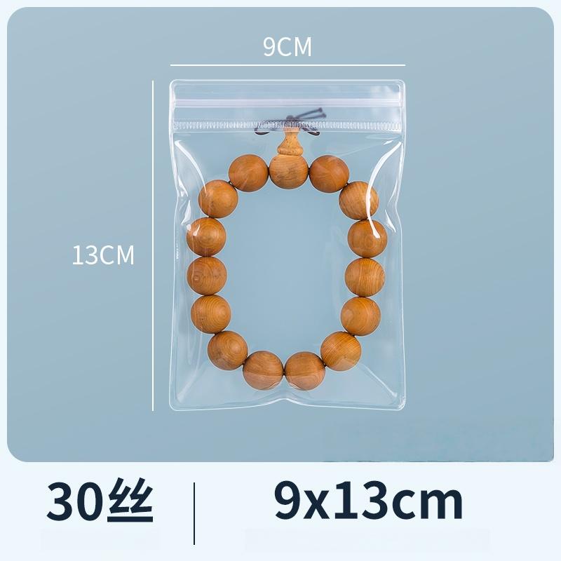 10/100pcs Clear EVA Zipper Bags Resealable Jewelry Pouches Anti Tarnish Storage for Bracelets Necklaces Beads