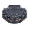 6 Way Power Fuse Distribution Block Ground Cable Splitter 0 Gauge In 248 Gauge Out for Car Audio
