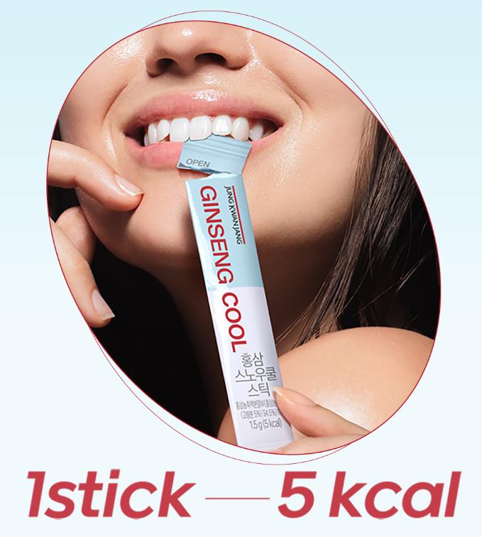 CheongKwanJang Red Ginseng Snow Cool Stick 10p, 15g | Refreshing Ginseng Stick