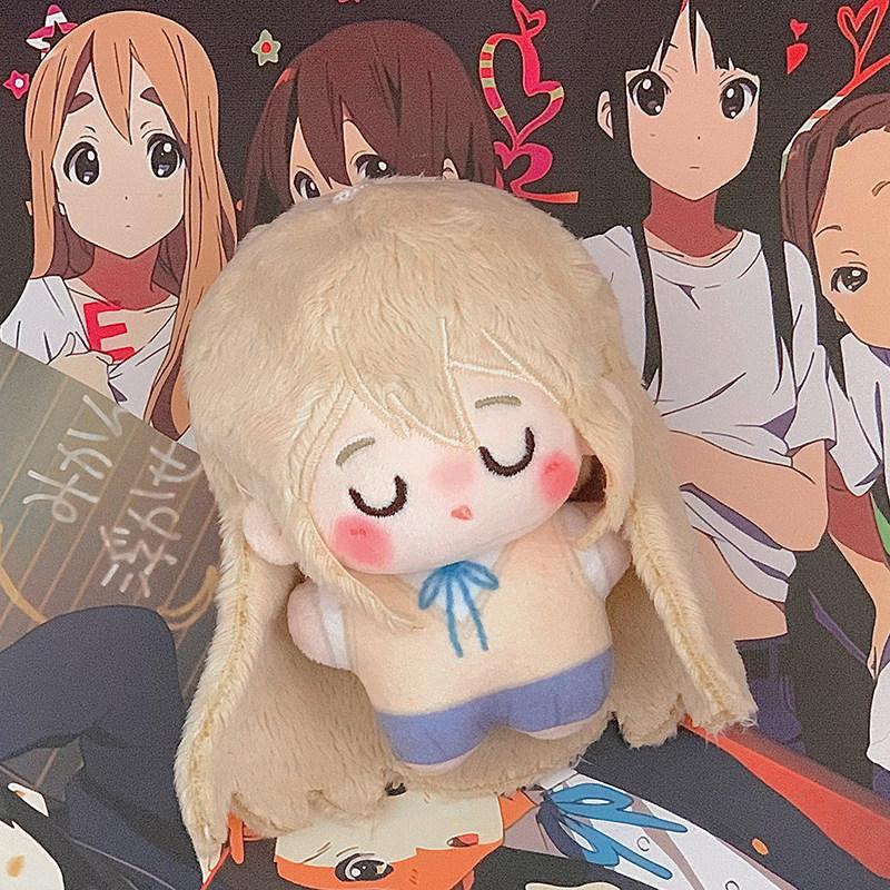 

10см K-on! Хлопковые плюшевые игрушки Хирасава Юи Японское аниме Тайнака Рицу Хлопковая кукла Милые игрушки Подарок на День святого Валентина, День рождения для девочек 10cm