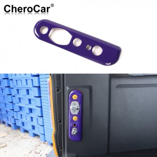 Inner Tailgate Trunk Door Lock Decor Cover Trim For Ford Bronco -25 Purple