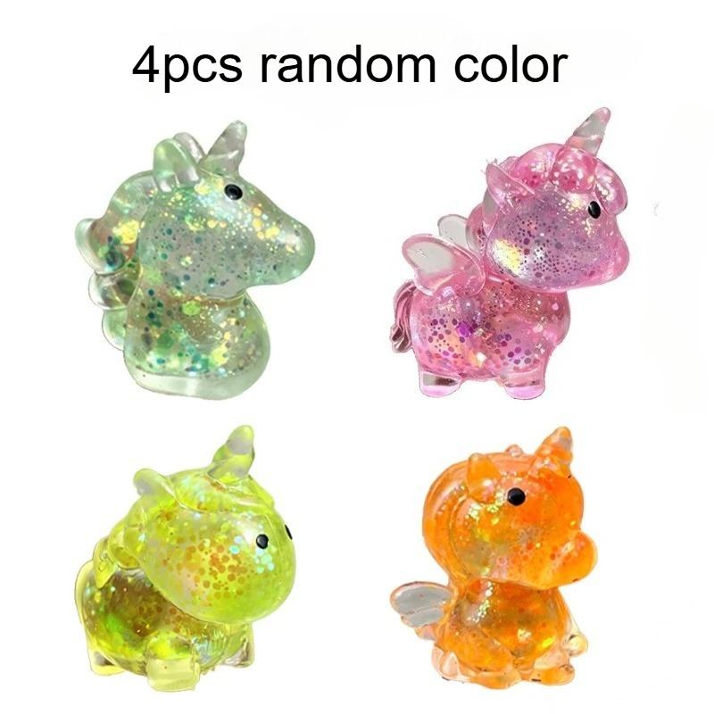 Glitzer Stressball Mini Einhorn Squishy Spielzeug Weiches Malzzucker Sensorisches Fidget Spielzeug Antistressball Für Freunde Und Erwachsene Geschenke