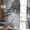 Mont Saint Michel Cathedral On The Island Normandy Northern France Europe Tulle Sheer Curtains Living Room Voile Organza Curtain