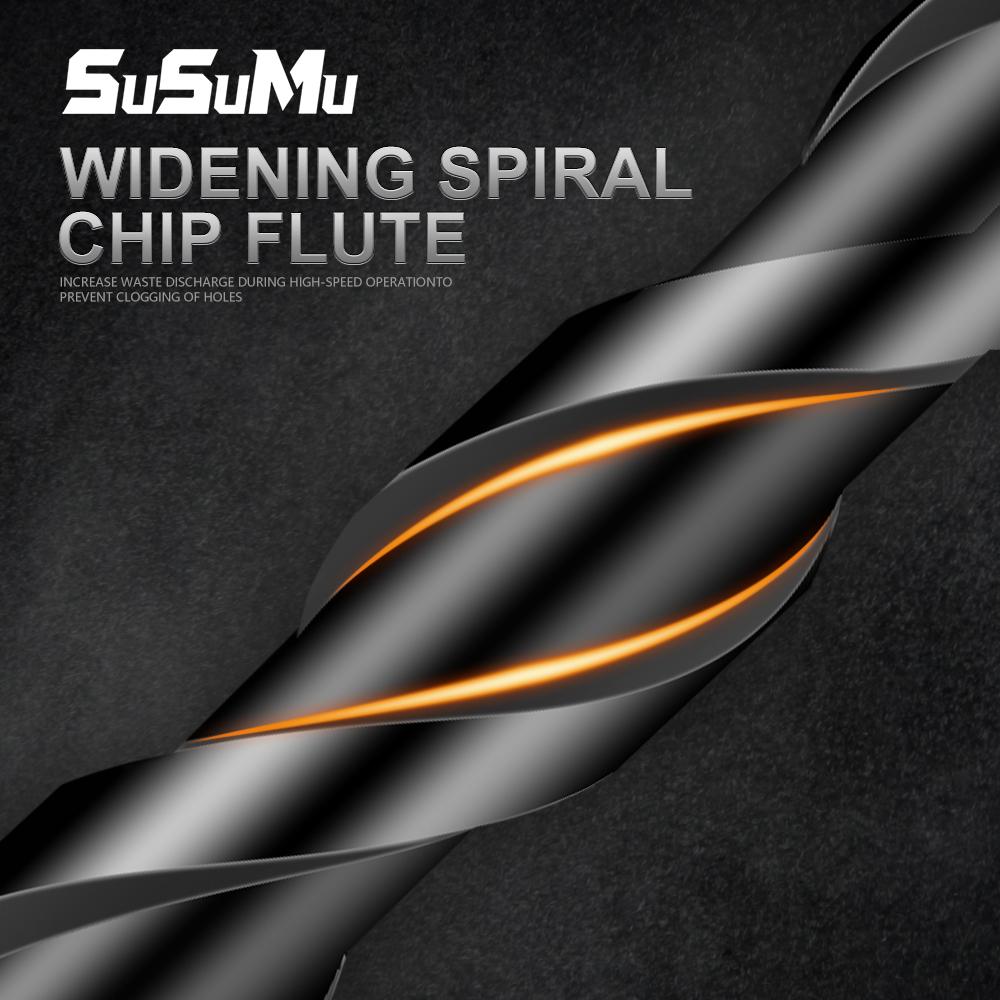 SuSuMu 3-12mm Cross Hex Tile Drill Bits Set for Glass Concrete Ceramic Hole Opener Brick Hard Alloy Triangle Bit Tool Boxed Kit