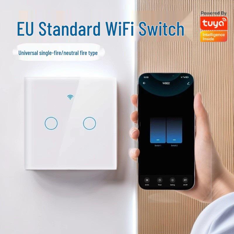 Graffiti Smart WiFi Wall Switch with App & Alexa Voice Control