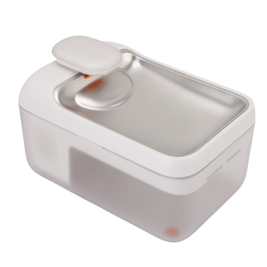 Katzenbrunnen 4,5L Großes Fassungsvermögen Steckerleise Edelstahlnapf Automatisches Haustierwasser