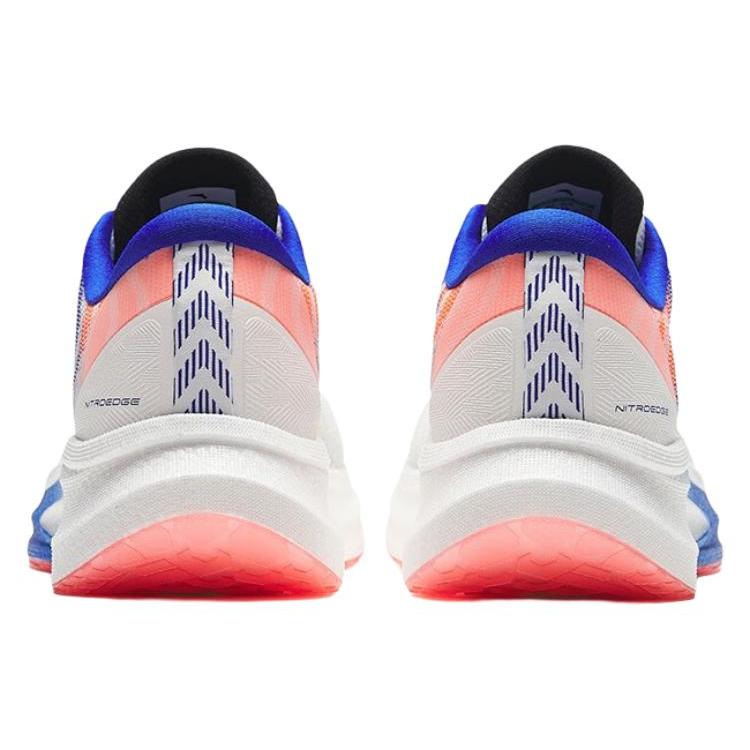 New Anta Champion Series Anti Slip Wear Resistant Low Top Running Shoes Men's White Blue 112335582S-7