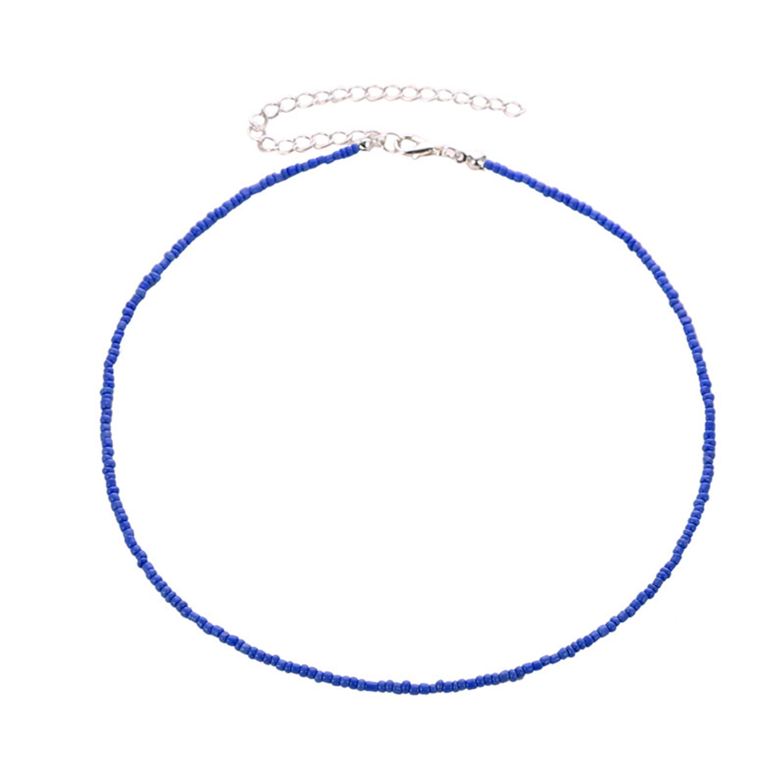 Beaded Clavicle Chain Short Choker Necklace Jewelry Women Girl Summer Beach