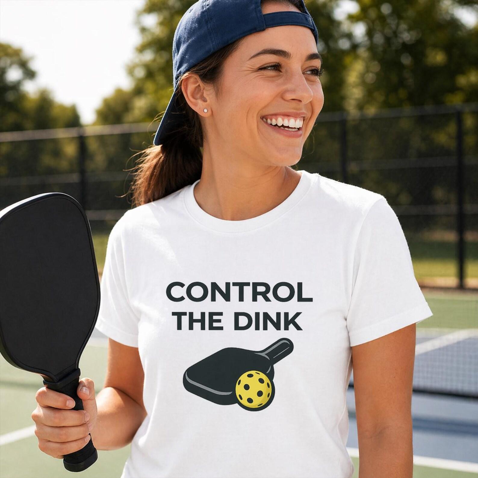 Control The Dink Pickleball Shirt, Funny Paddle Graphic Tee 3XL