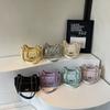 Premium Rhombus Casual Underarm Bag New Fashion Chain Bag Niche Design Versatile Bucket Bag