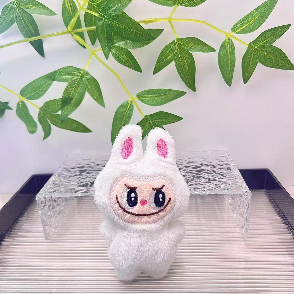 New Labubu Plush Toy Doll Labubu Pendant Doll Bubble Mart Doll Pendant Key