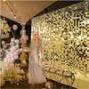 12/24/30 PCS Shimmer Wall Backdrops Square Sequin Wall Panel Backdrops Party Backdrops for Wedding Anniversary Birthday Decor