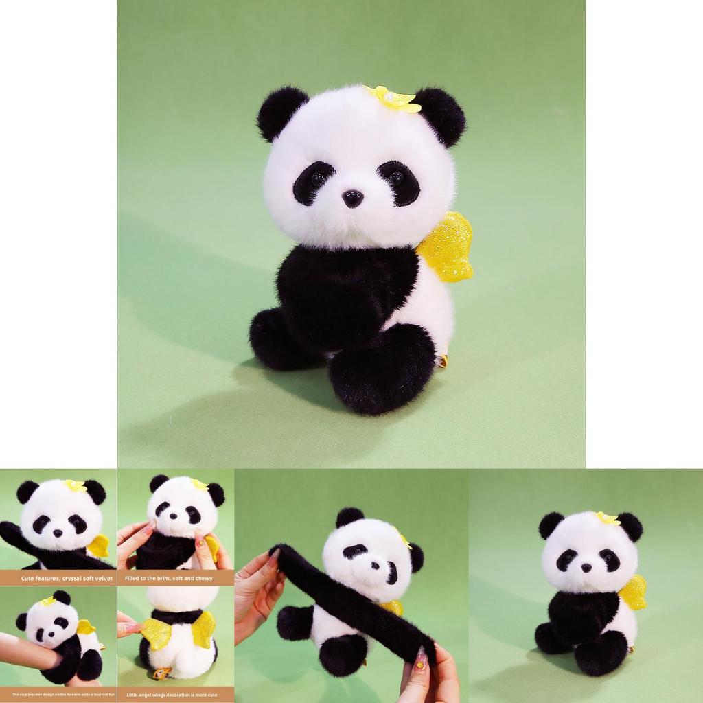 Plush Panda Toy With Soft Polyester Filling For Kids Birthday Gift