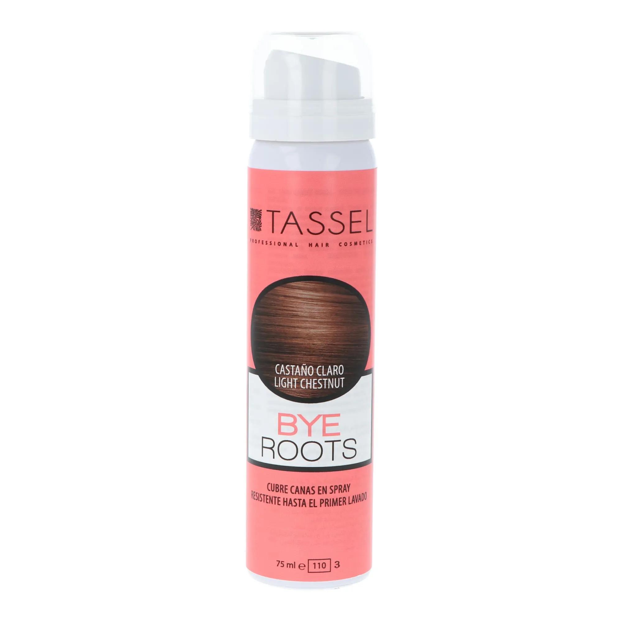 Eurostil Tassel Bye Roots Cubre Canas En Spray Castano Claro 75 мл