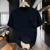 Herren Baumwoll T-Shirt Kurzarm Rundhals Lässig Einfarbig Basic T-Shirt Top Sommer Atmungsaktiv Bequeme Kleidung für den täglichen Gebrauch