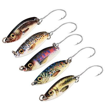 1 Stück Metall Spinner Köderguss Löffel Set Ultraleicht Süßwasser Messing Metall Köder ZPG