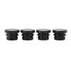 4 Pcs Cigarette Lighter Plug Socket Cap Aluminium Alloy Power Outlet Dust Cover for Vehicles with 12V Accessory Plug