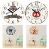 Wall Wooden Clocks Brief Design Silent Home Cafe Office Wall Decor 9inch Wall Art Large Wall Clocks 23cm Coffee Houses