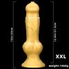 Silicone Dildo Female Masturbator with Anal Dilation  Anal Plug  Fake Penis and Sexual Desire