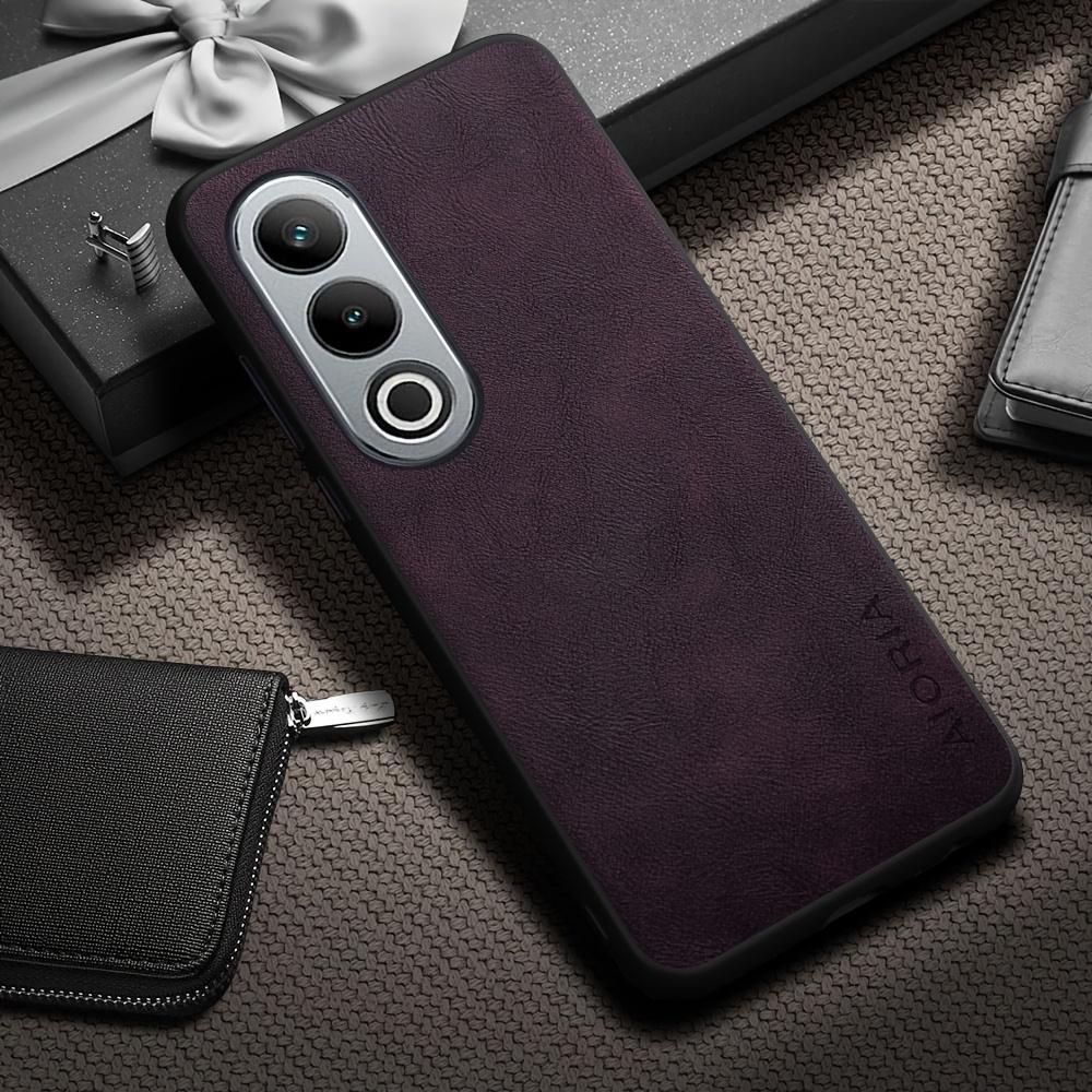 Phone Case - Luxury Retro Faux Leather Phone Case for Oneplus Nord CE CE5 CE4 CE3 CE2 Lite 5G N30 Matte Soft Bumper Hard Back Cover  Case