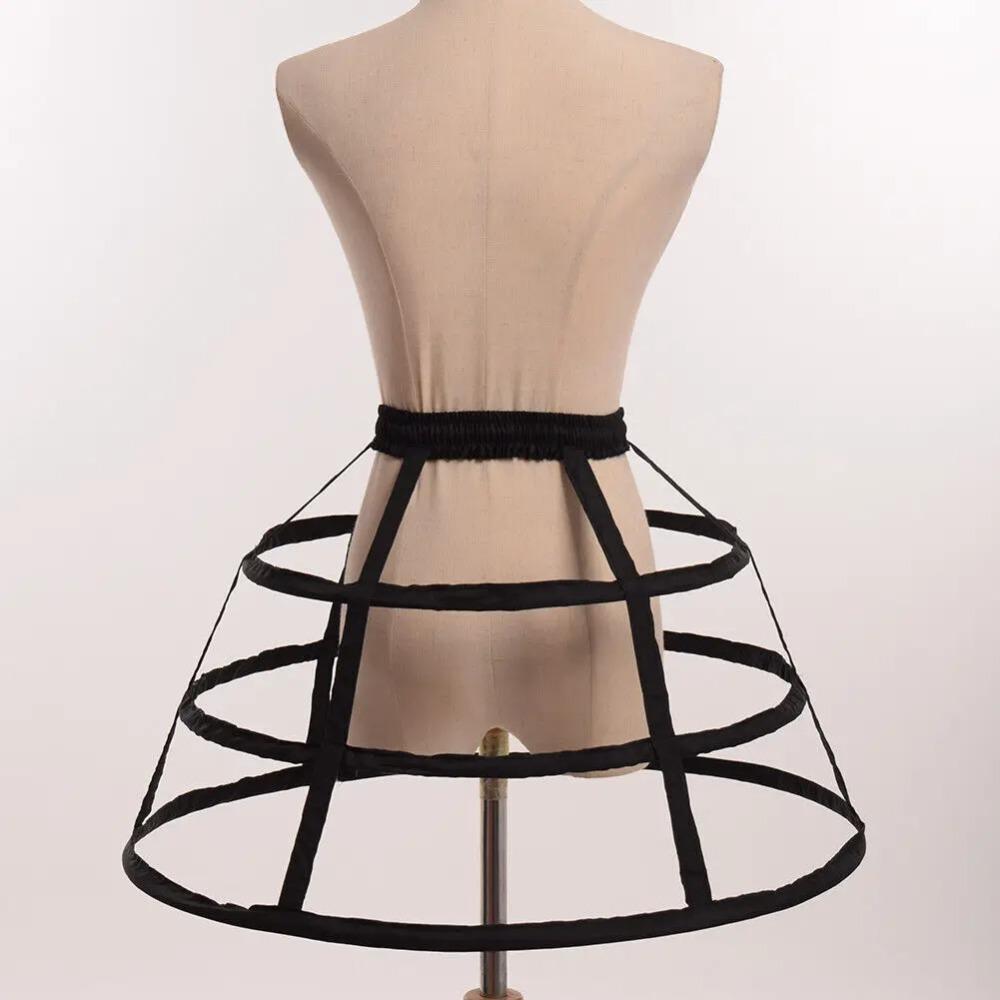 Falbala Lolita Hollow Underskirt Adjustable Waist Bride Wedding Dress Lining  Ball Gown