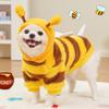 Bee Pet PUppy Coat Apparel Outfit Fleece Clothes Dog Cat Hoodies Fancy Costume Halloween Cosplay Sweater Dog Winter Warmth Hoodi