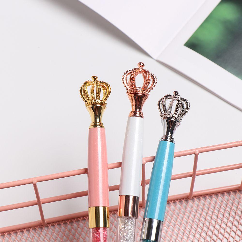 Student Supplies New Crystal Pen Metal Ballpoint Pen Signature Writing Tool Student Supplies New Crystal Pen Metal Ballpoint Pen Signature Writing Tool