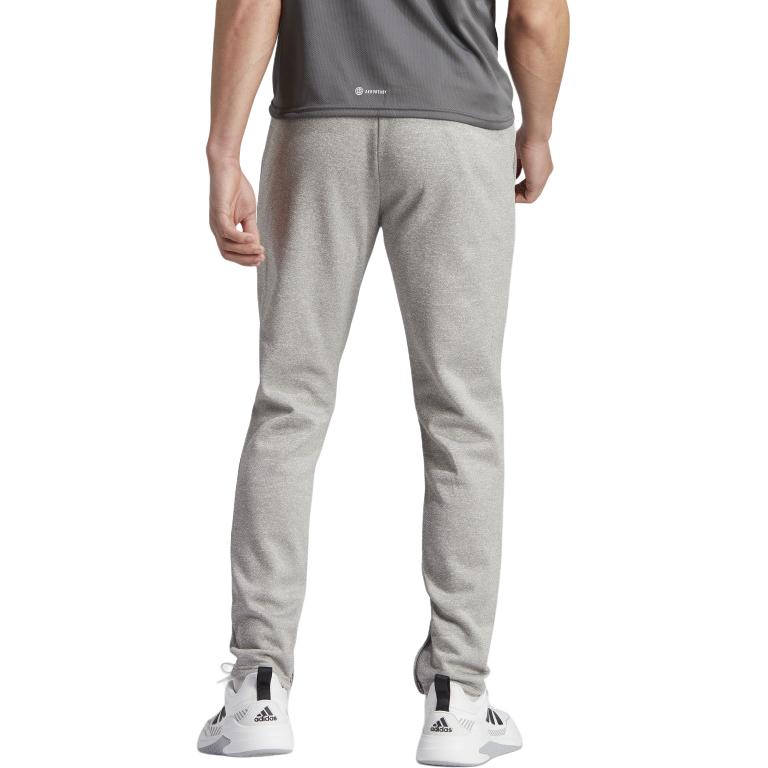 Adidas Aeroready Game And Go Small Logo Training Comfortable Moisture-Wicking Quick-Dry Knitted Sports Pants Men Bottoms Gray White IM1763