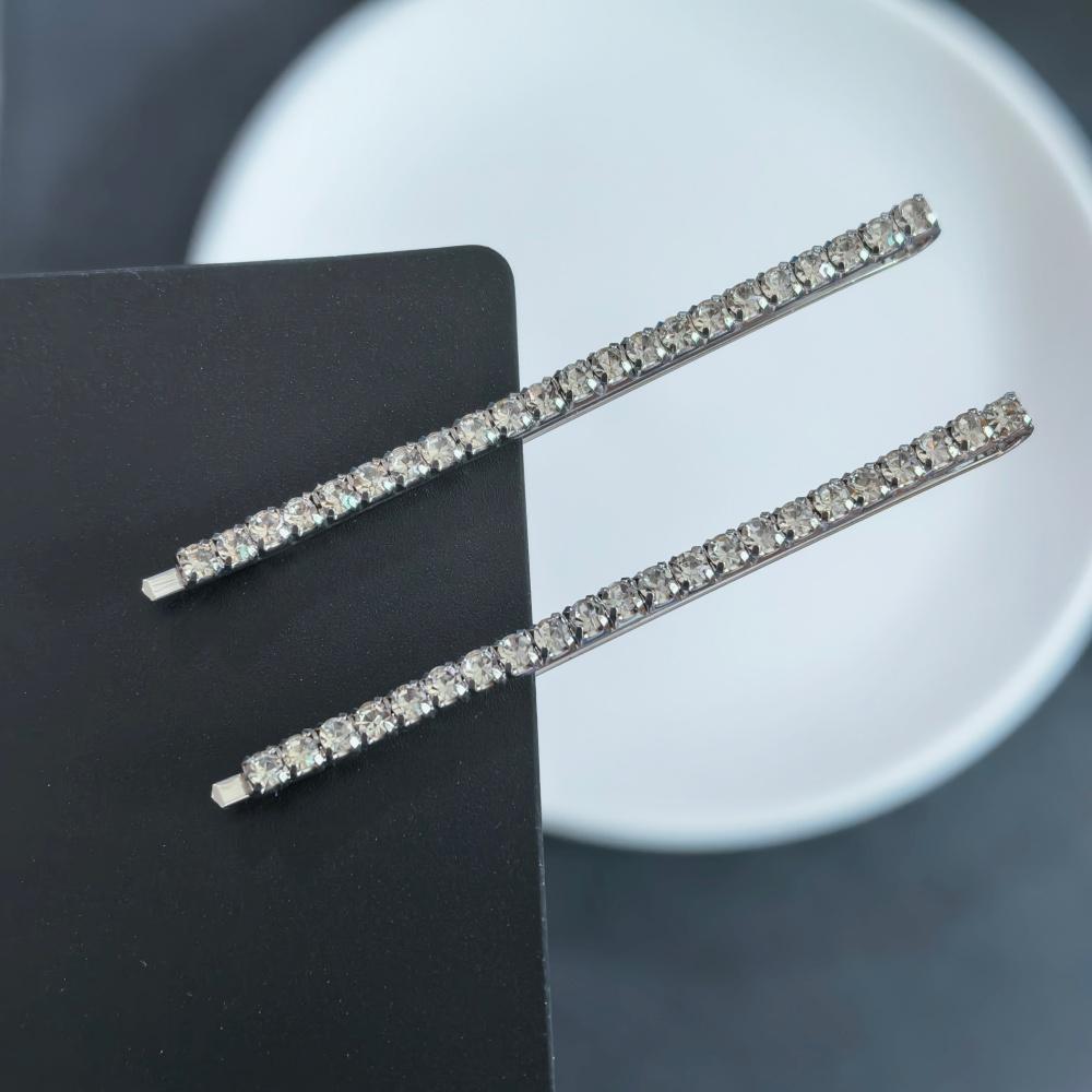 

2PCS Pearl Cross Metal Hairpins X Hair Barrettes Simple Side Hair Clip Pins Bridal Women Hairgrips Bridesmaids Hair Accessories