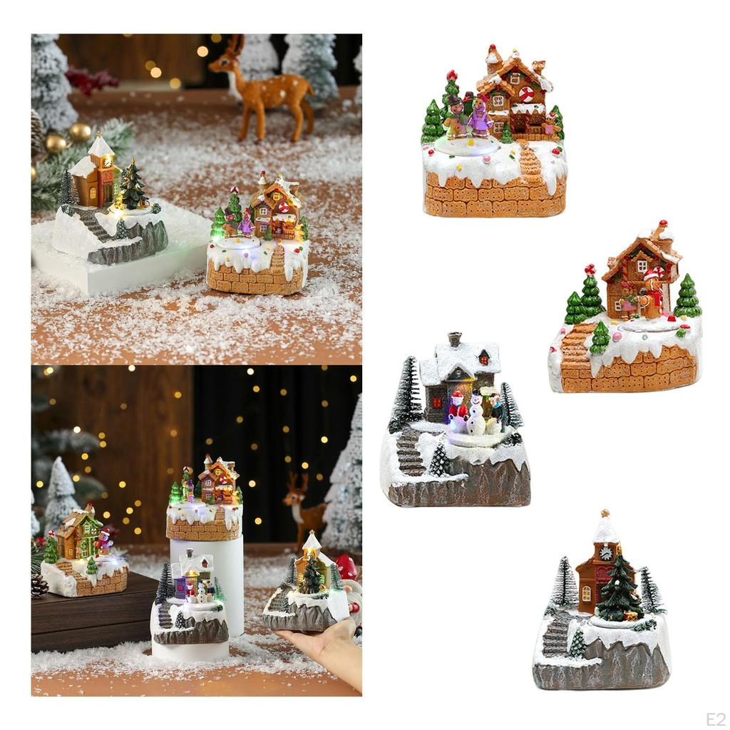Christmas Musical Lights, Classical Movement, Party Favors, Snow Scene, Display for Lovers,