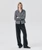 WNDERKAMMER Corduroy Straight Pants_Dark Grey
