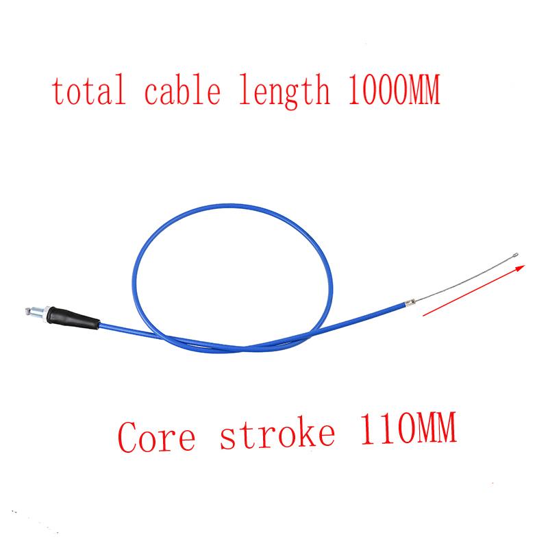 Universal Motorcycle 1000MM/1200MM Straight Head Gas Throttle Cable For SX EXC TC TE KXF CRF YZF WR YZ RM ATV Dirt Pit Bike MX Throttles 2