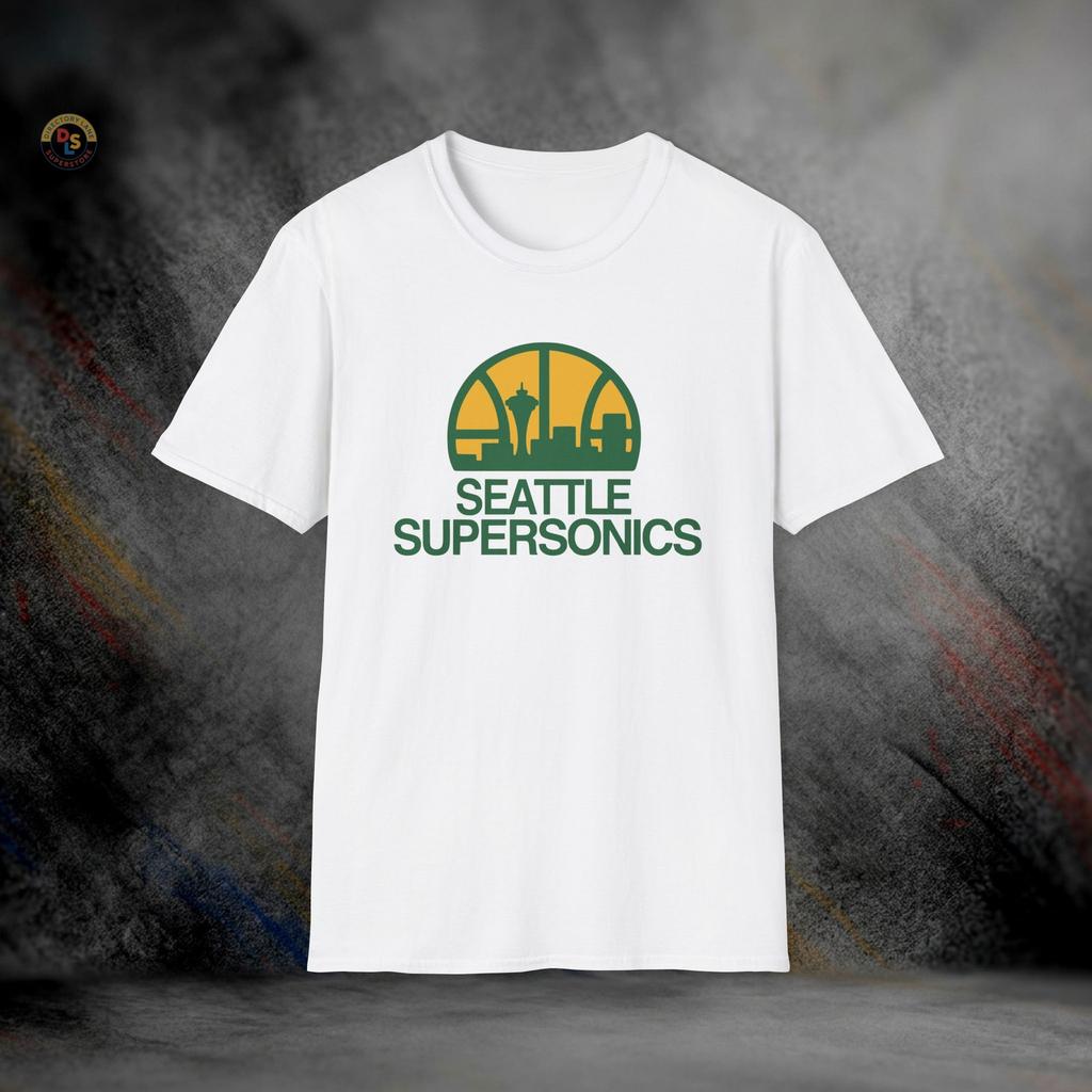 Seattle Supersonics Defunct Retro Basketball T-Shirt | Softstyle Tee