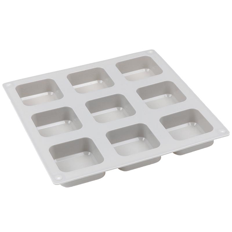 9 Cavity Square Silicone Soap Molds Soap Craft Diy Soap Making Chocolate Mold