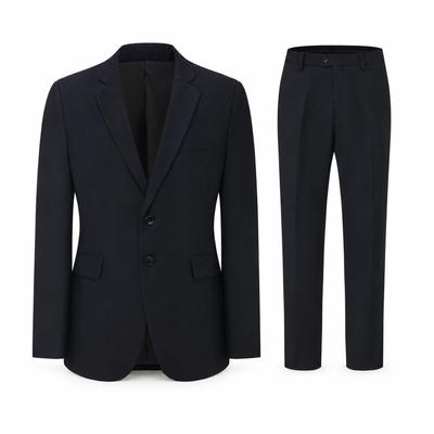 [Kira Suit] Men's Suit, Formal Wear, Business Suit, Jacket and Trousers Set, Plain, 2-Button