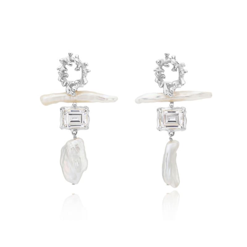 POPPI Coral reef earrings (White)