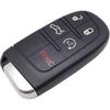 5 Button Smart Remote Key Fob Replacement For Jeep Grand Cherokee Dodge Challenger Charger Dart Durango Journey Chrysler 300 Keless Entry Key Fob