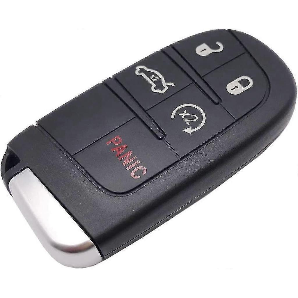 5 Button Smart Remote Key Fob Replacement For Jeep Grand Cherokee Dodge Challenger Charger Dart Durango Journey Chrysler 300 Keless Entry Key Fob