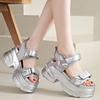 Summer New  Sports Women Sandals High Heeled Thick Soled Platform Open Toe Outdoor Slides Women Sandals Zapatos De Mujer
