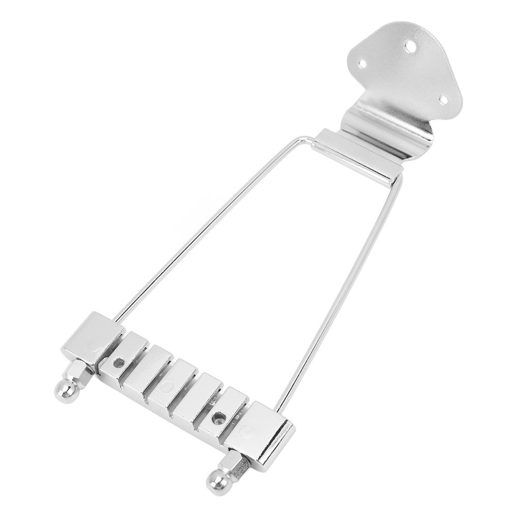 Guitar Trapeze Bridge 6 String Jazz Guitar Tailpiece Replacement Metal with Screws