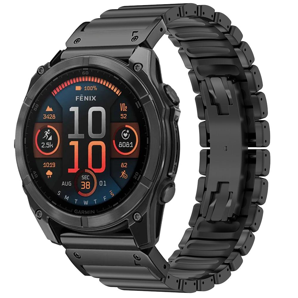 Cinturino in Titanio da 26mm per Orologio Garmin Fenix 8 7X Pro 6X Enduro 3 Cinturino da Uomo d'Affari Per Garmin Tactix 7Pro Instinct 2X Accessori