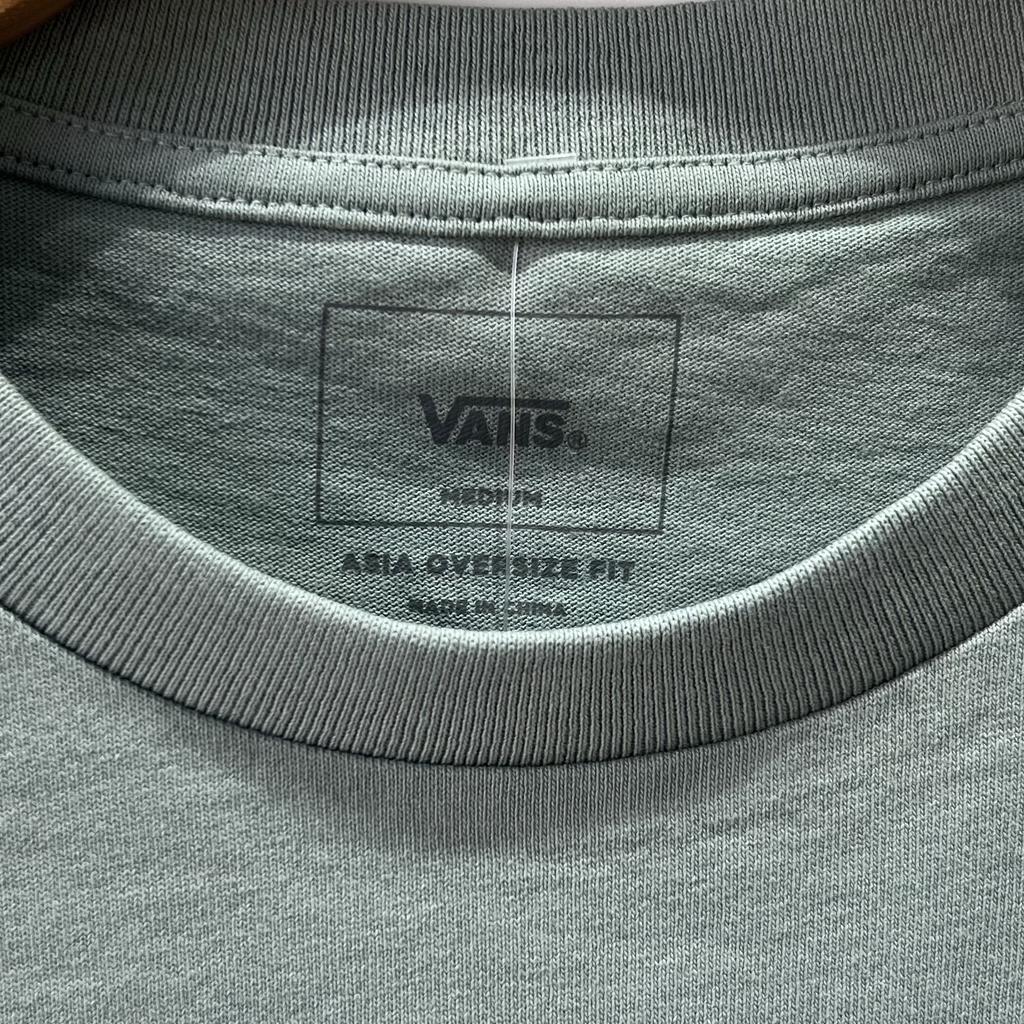 Vans Fun Cartoon Letter Fruit Floral Print Comfortable Casual Crew Neck Pullover Short Sleeve T-Shirt Unisex T-Shirts Green VN0A7PZ1YV2